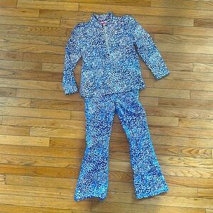 Lilly Pulitzer Luxletic girls outfit size L 8-10